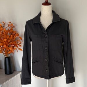 *NWT* Maurice’s Gray Cinched Back Twill Jacket